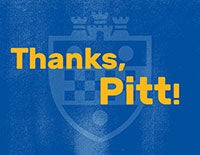 Thanks Pitt sign