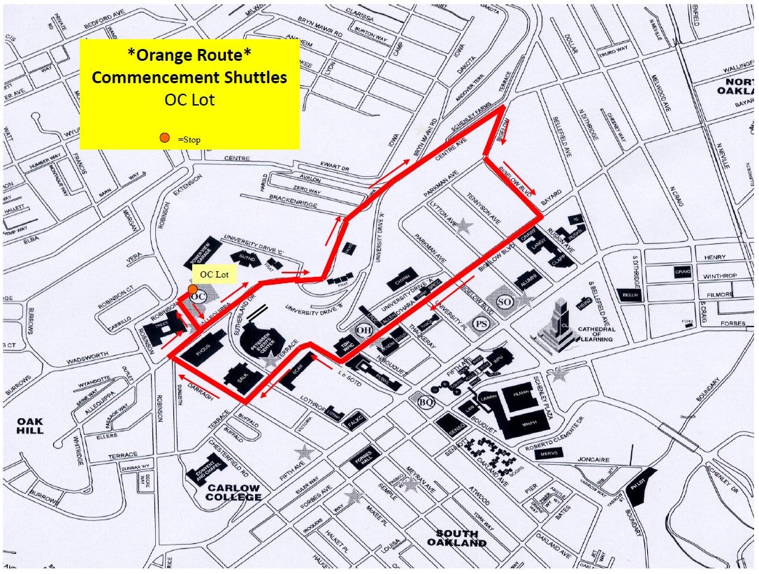 orange route for oc lot